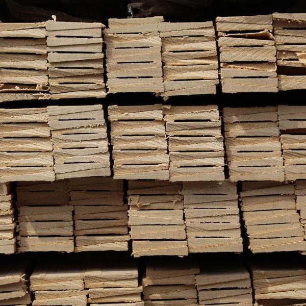 chambranle contemporain en placage chêne - 6 x 33 mm