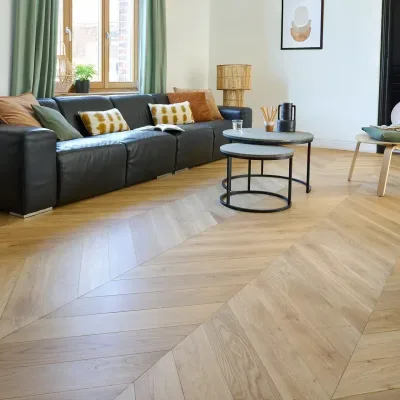 Parquet point de Hongrie 18 x 125 mm Coloris Naturel