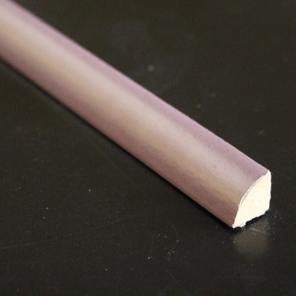 Quart de rond medium melamine violet aubergine