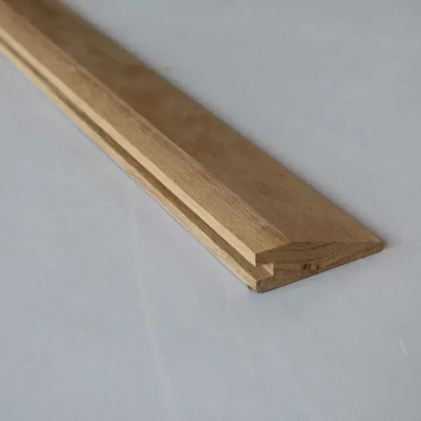 Barre de seuil à la suisse en chêne massif 22 x 70 mm
