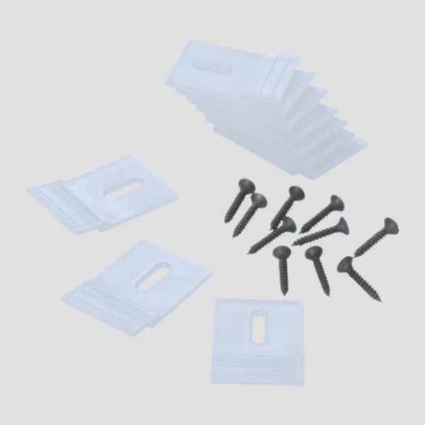 clips pour plinthe electrique 20x70