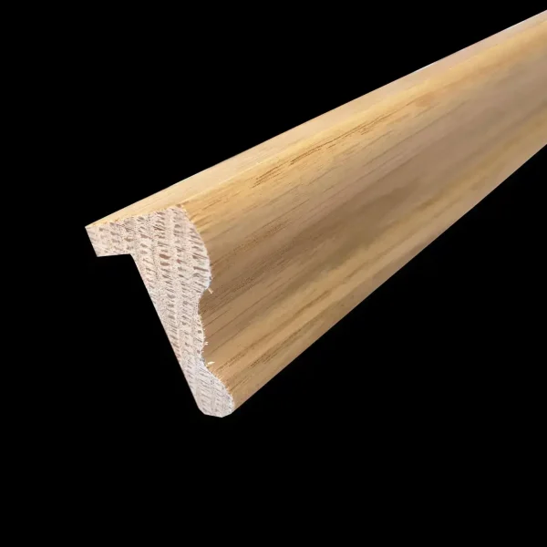 moulure plan de travail chêne massif - 33 x 40 mm