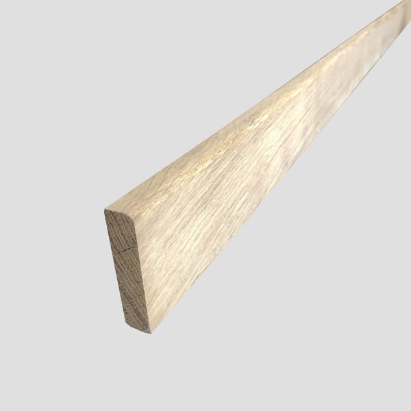plinthe arrondie chêne massif 16x68mm